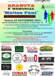 Memorial Matteo Fani – Aranova (Rm) 16 settembre 2023